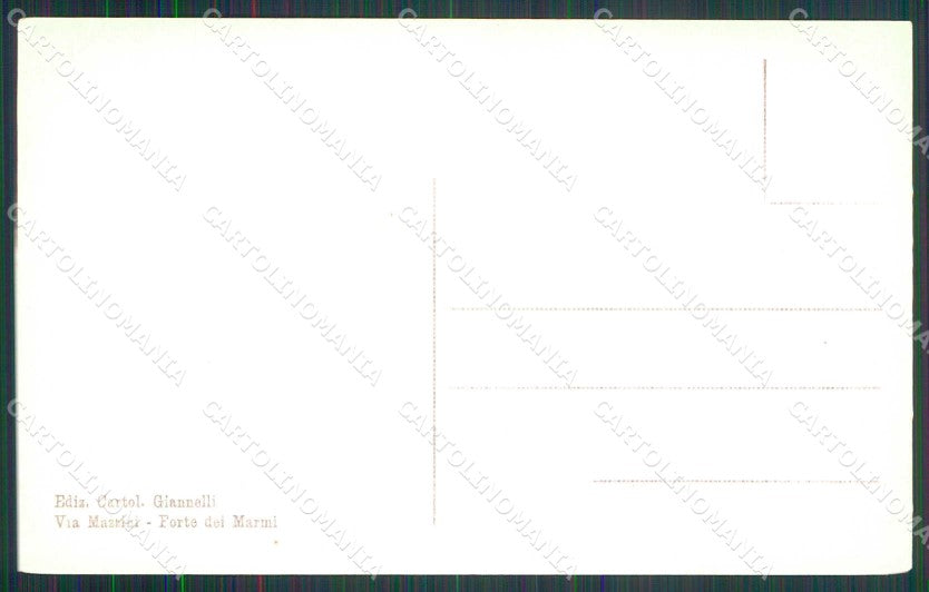 Lucca Forte dei Marmi Spiaggia Grand Hotel cartolina RB7721 – retro