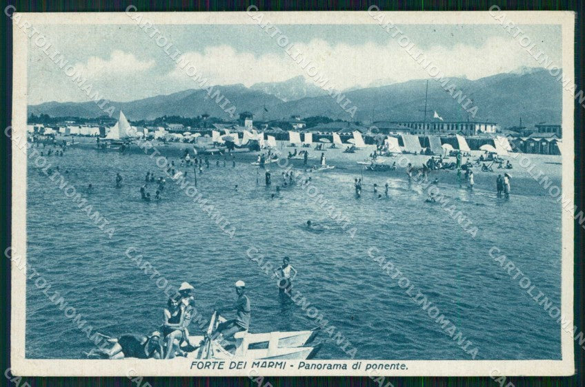 Lucca Forte dei Marmi Spiaggia Pedalò cartolina RB7723 – fronte