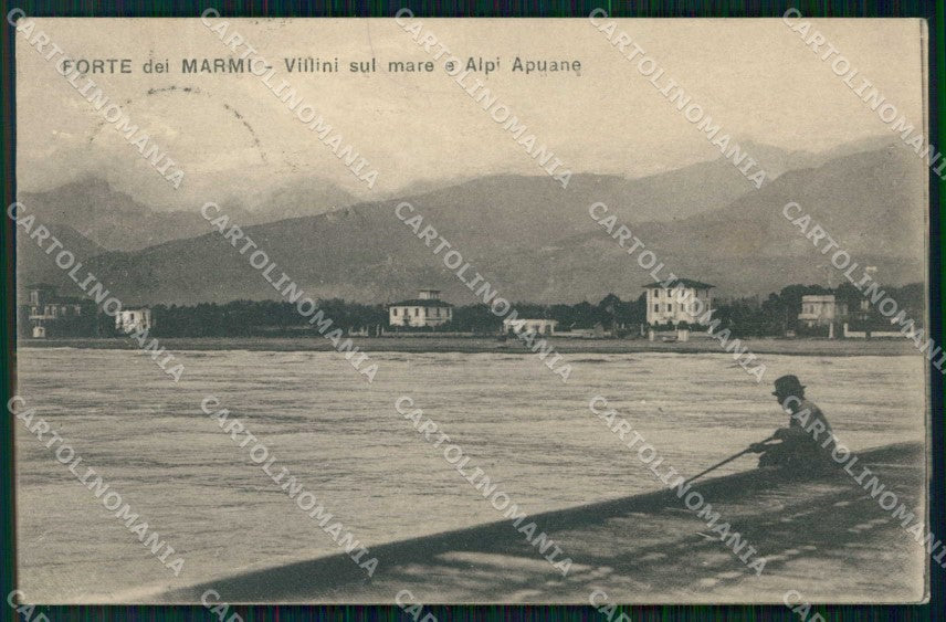 Lucca Forte dei Marmi Villini sul Mare Alpi Apuane cartolina RB7726 – fronte