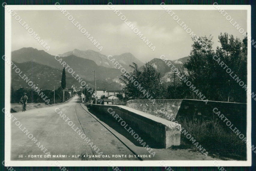 Lucca Forte dei Marmi Alpi Apuane dal Ponte di Tavole Foto cartolina RB7738 – fronte