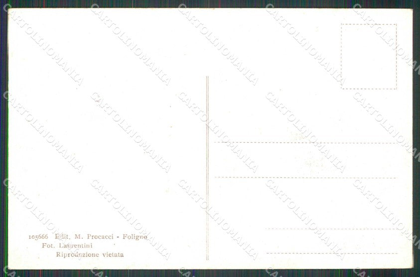 Perugia Foligno Ponte sul Topino cartolina RB7747 – retro