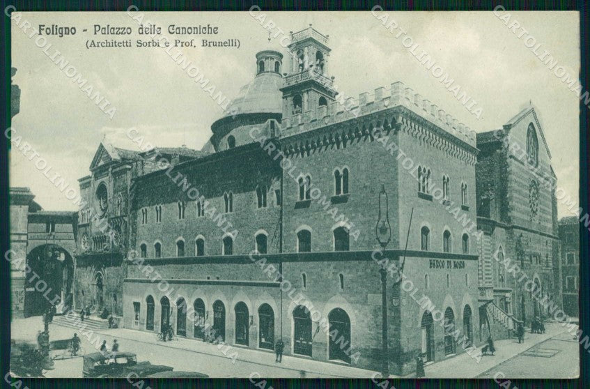 Perugia Foligno Palazzo delle Canoniche cartolina RB7748 – fronte