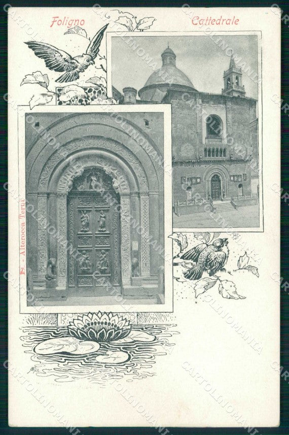 Perugia Foligno Cattedrale Alterocca 180 cartolina RB7757 – fronte