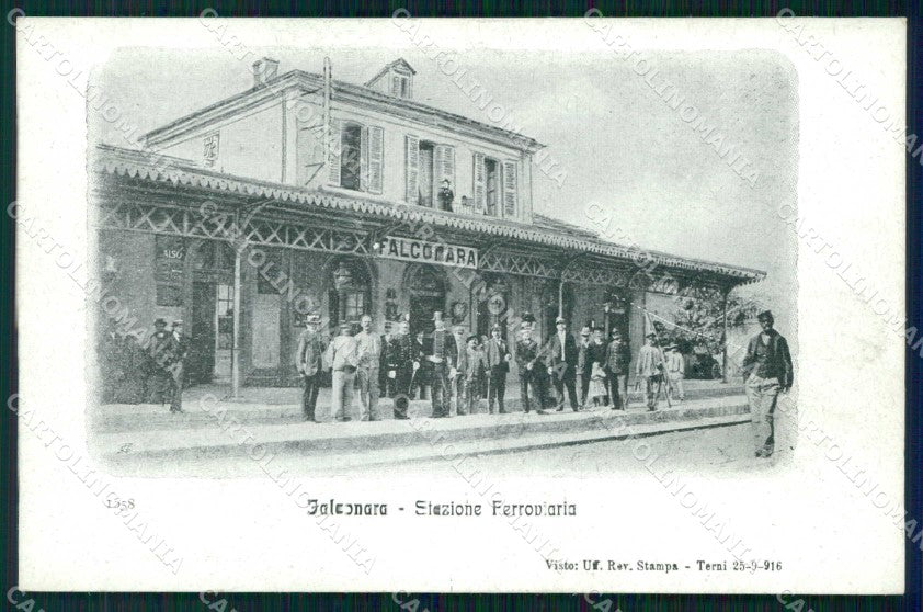 Ancona Falconara Stazione Ferroviaria Alterocca 1658 cartolina RB7760 – fronte