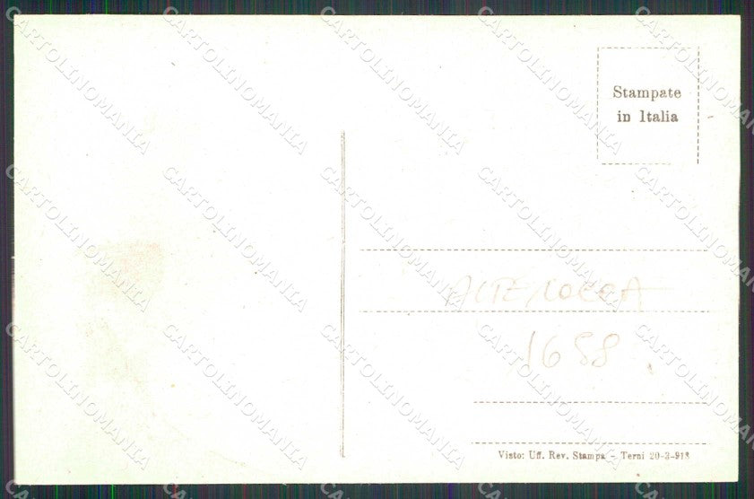 Ancona Falconara Stazione Ferroviaria Alterocca 1658 cartolina RB7760 – retro