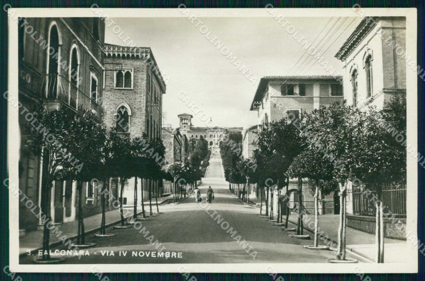 Ancona Falconara Via IV Novembre Foto cartolina RB7761 – fronte