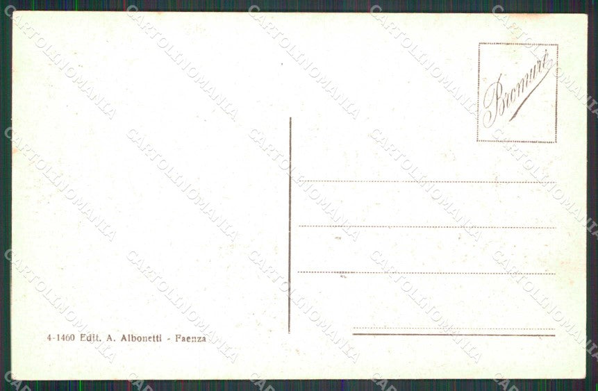 Ravenna Faenza Chiesa San Francesco Monumento Torricelli cartolina RB7775 – retro