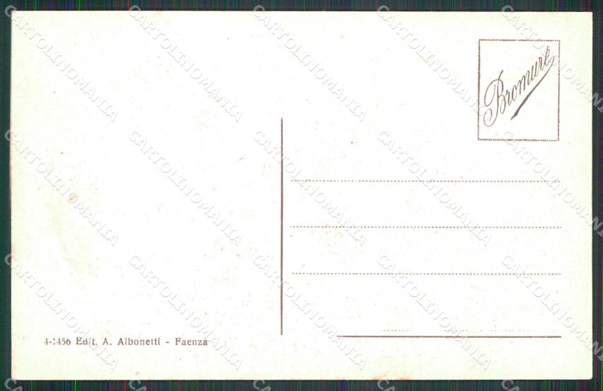 Ravenna Faenza Museo delle Ceramiche Monumento Generale Pasì cartolina RB7776 – retro