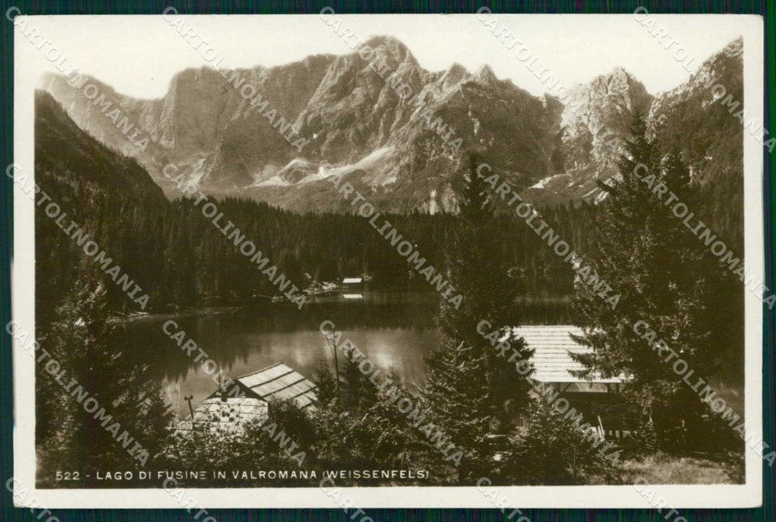 Udine Fusine in Valromana Lago Foto cartolina RB7788 – fronte