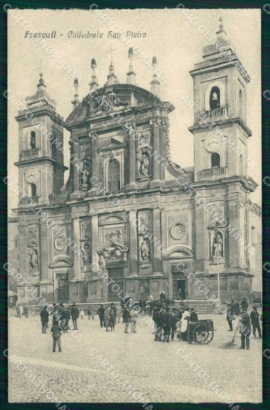 Roma Frascati Cattedrale San Pietro cartolina RB7808 – fronte