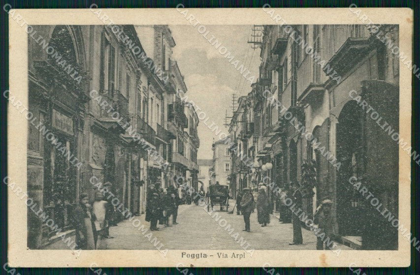 Foggia Città Via Arpi cartolina RB7827 – fronte