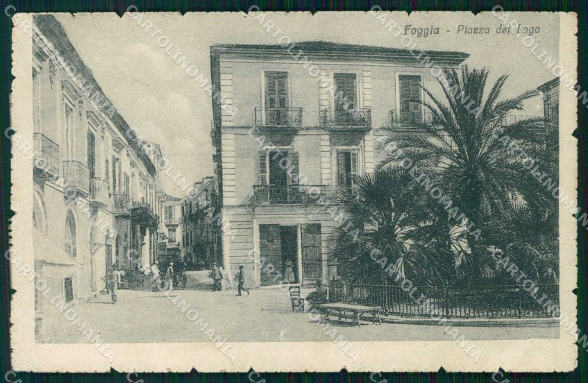 Foggia Città Piazza del Lago cartolina RB7829 – fronte