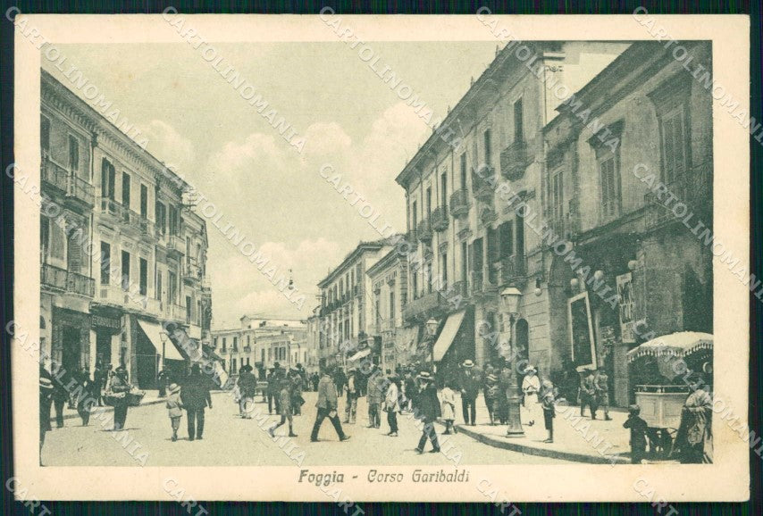 Foggia Città Corso Garibaldi cartolina RB7830 – fronte