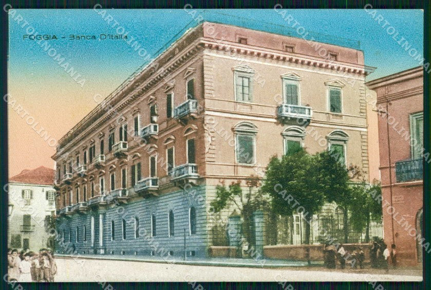 Foggia Città Banca D'Italia cartolina RB7831 – fronte