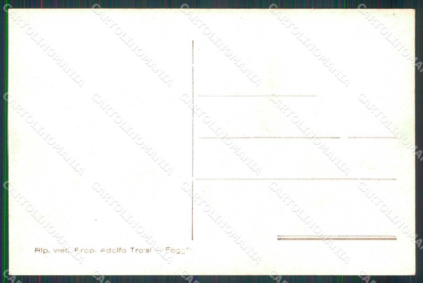 Foggia Città Banca D'Italia cartolina RB7831 – retro