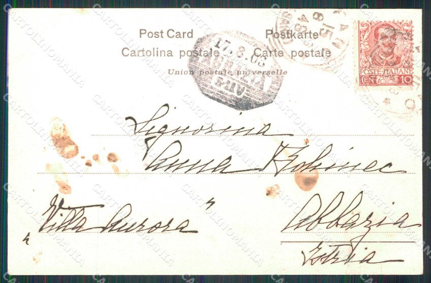 Pesaro Urbino Fano Teatro della Fortuna cartolina RB7834 – retro