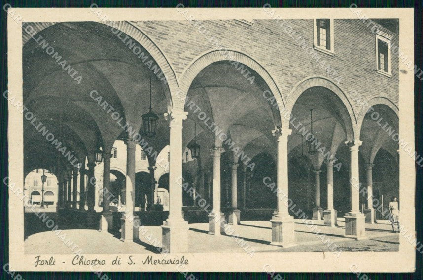 Forlì Città Chiostro di San Mercuriale cartolina RB7838 – fronte
