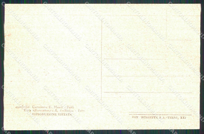 Forlì Città Chiostro di San Mercuriale cartolina RB7838 – retro