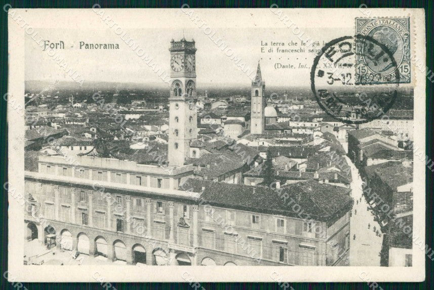 Forlì Città Dante cartolina RB7851 – fronte