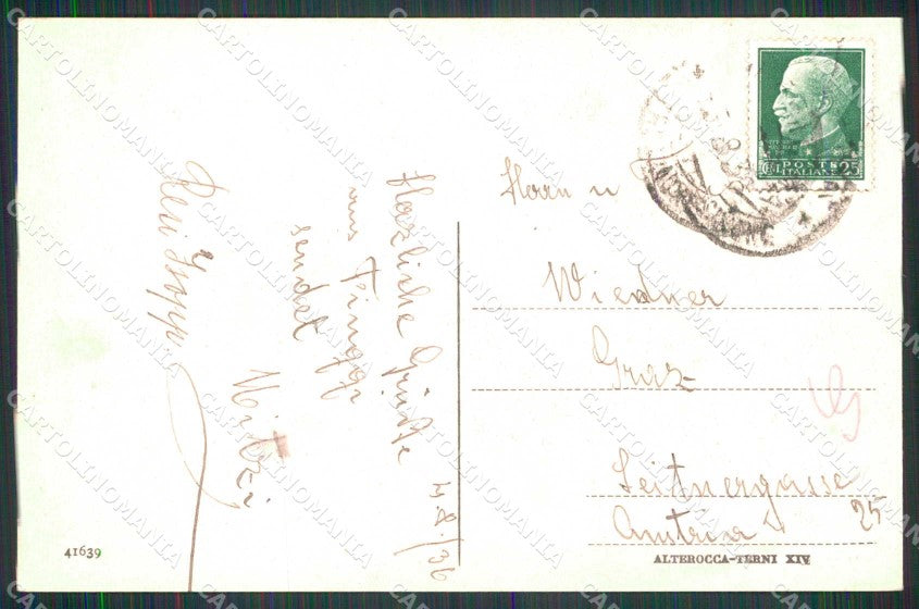 Frosinone Fiuggi Fontana Piazza Piave Costumi Alterocca 41639 cartolina RB7862 – retro