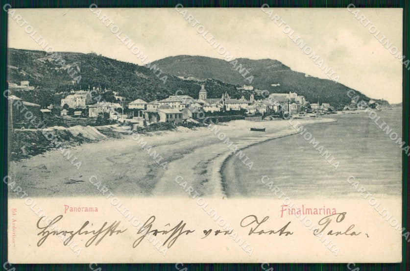 Savona Finale Marina Spiaggia cartolina RB7876 – fronte