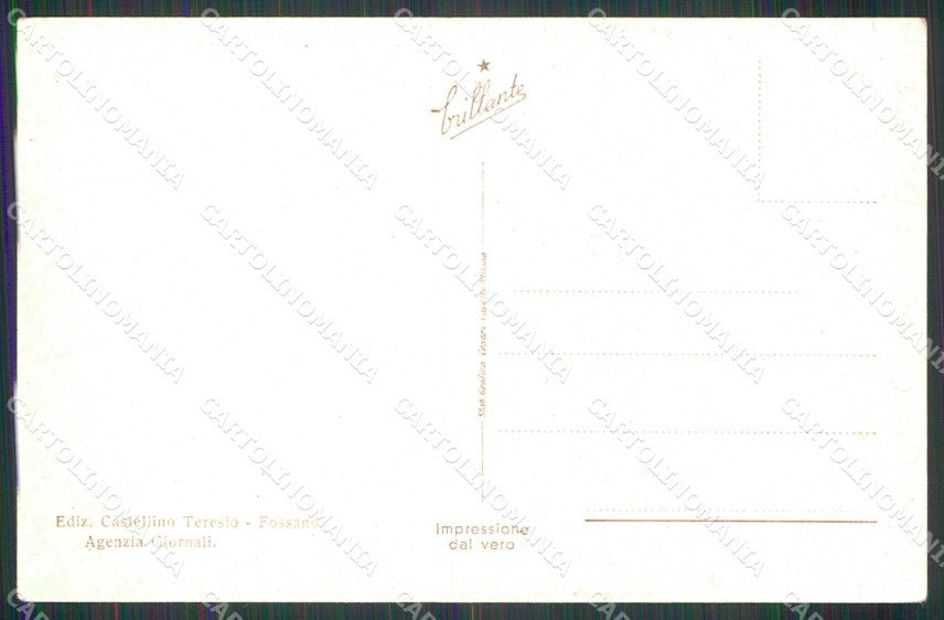 Cuneo Fossano Via Roma Auto Foto cartolina RB7883 – retro