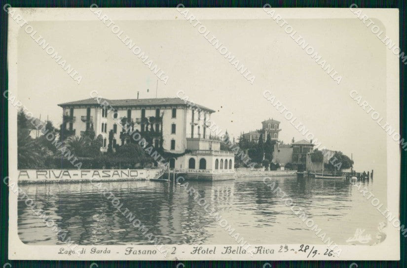 Brescia Fasano Hotel Bella Riva Lago di Garda Foto cartolina RB7888 – fronte