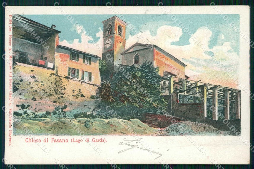 Brescia Fasano Chiese cartolina RB7890 – fronte