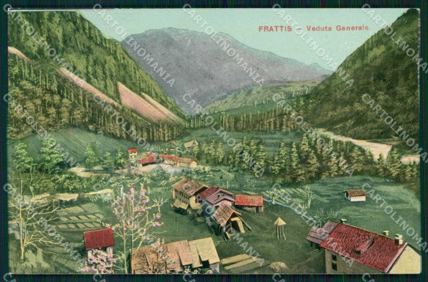 Udine Pontebba Frattis cartolina RB7897 – fronte