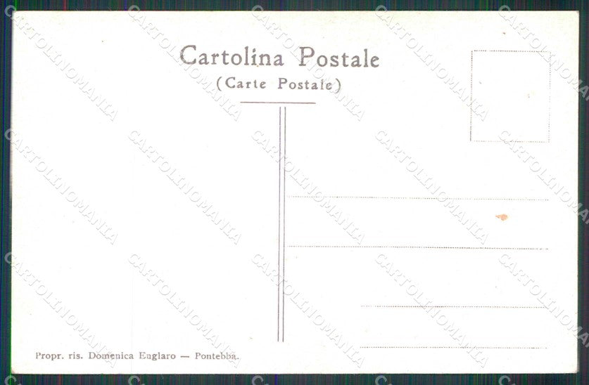 Udine Pontebba Frattis cartolina RB7897 – retro