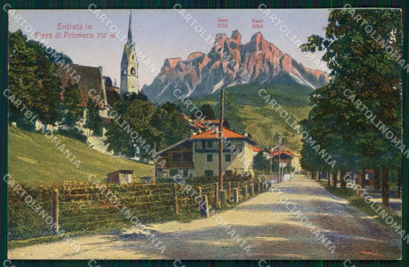 Trento Fiera di Primiero cartolina RB7920 – fronte