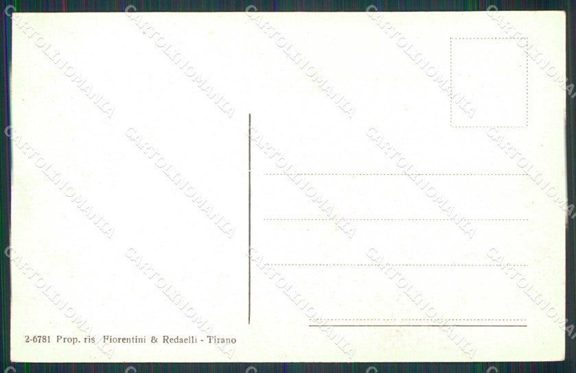 Sondrio Livigno Lago di Foscagno cartolina RB7923 – retro