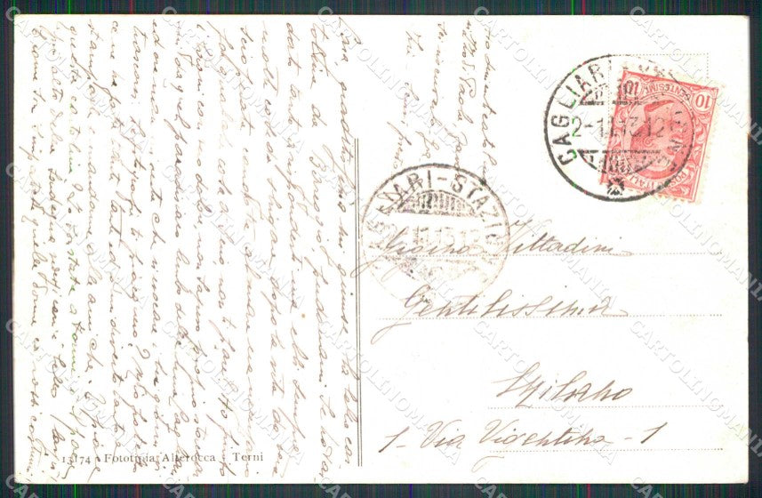 Nuoro Fonni Costumi Uscita dalla Messa Alterocca 13174 cartolina RB7940 – retro