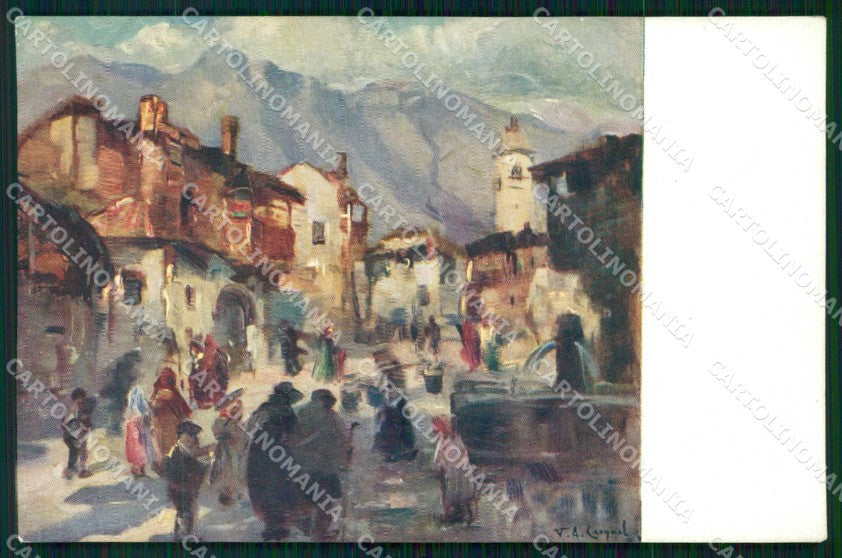 Udine Città Borgata dell'Alto Friuli V.A. Cargnel cartolina RB7945 – fronte