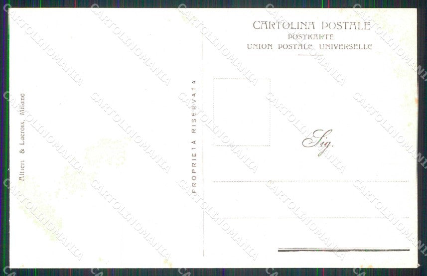 Brescia Desenzano Lago di Garda Landori Pittore cartolina RB7959 – retro