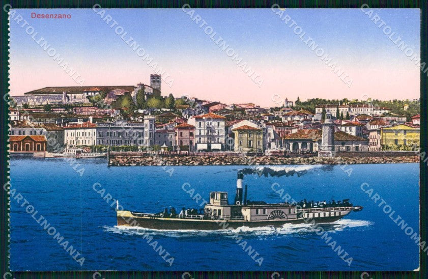 Brescia Desenzano Lago di Garda Battello cartolina RB7960 – fronte