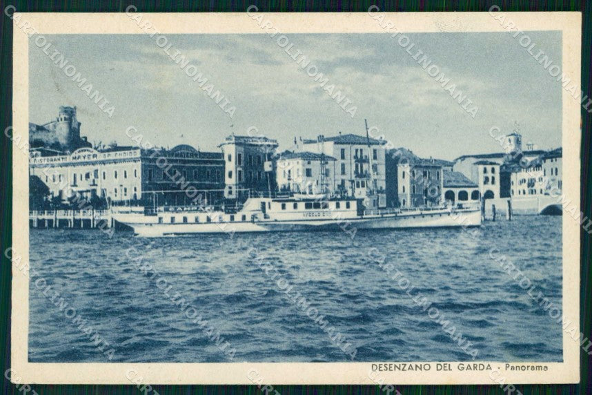 Brescia Desenzano Lago di Garda Piroscafo Battello cartolina RB7964 – fronte
