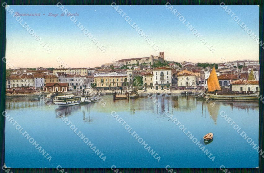 Brescia Desenzano Lago di Garda Barche Brunner 301-1cartolina RB7966 – fronte
