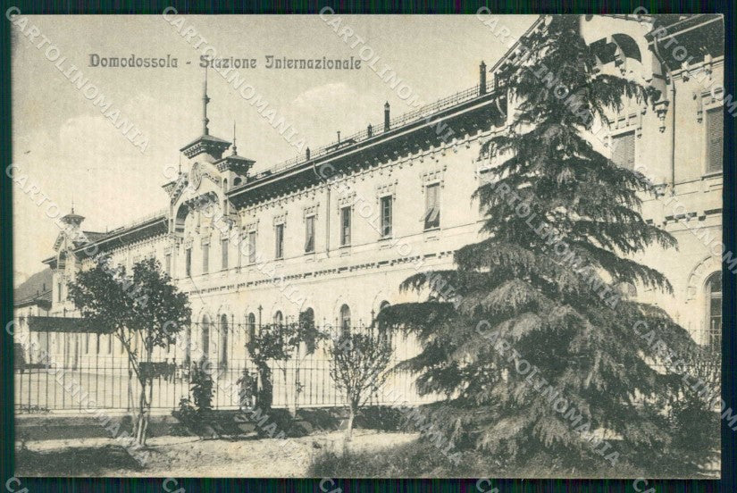 Verbania Domodossola Stazione Internazionale cartolina RB7989 – fronte