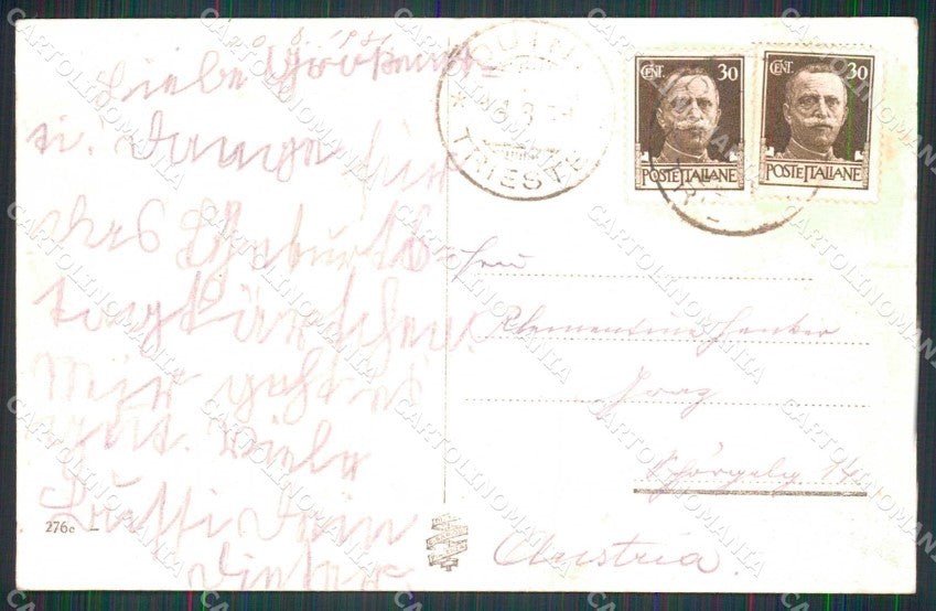 Trieste Duino Ruderi del Vecchio Castello cartolina RB7995 – retro