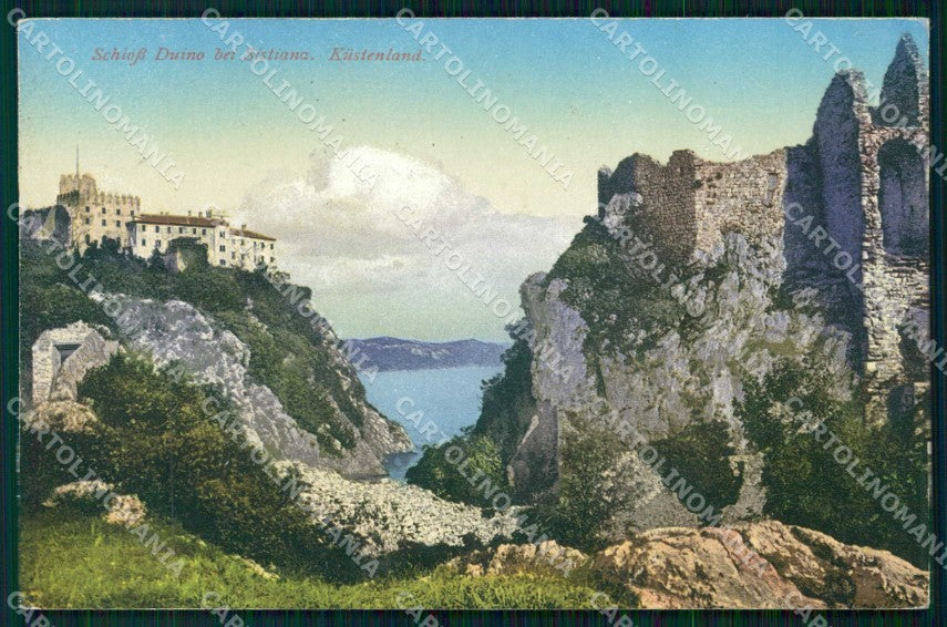 Trieste Duino Castello cartolina RB7999 – fronte
