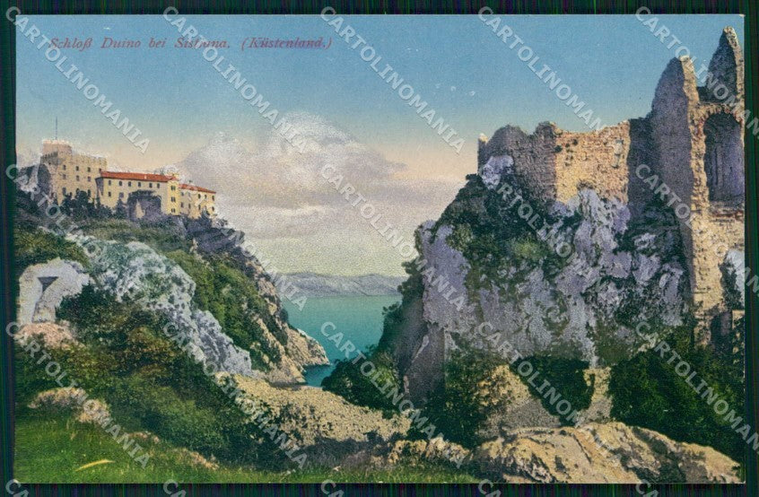 Trieste Duino Castello cartolina RB8000 – fronte