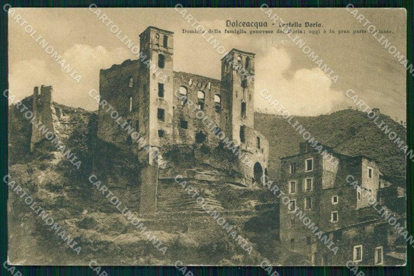 Imperia Dolceacqua Castel Doria Brunner 15743 cartolina RB8007 – fronte