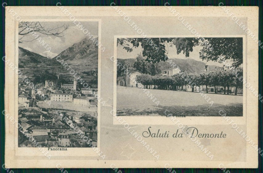 Cuneo Demonte Saluti da cartolina RB8014 – fronte