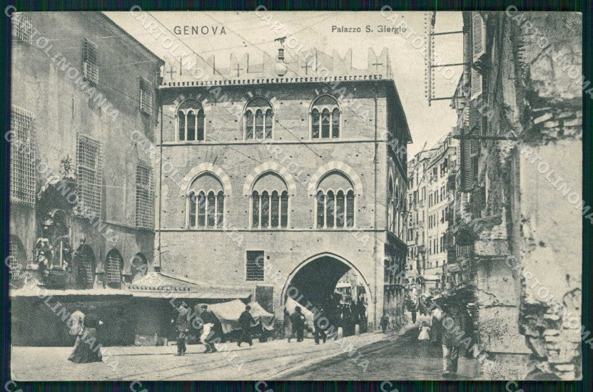 Genova Città Palazzo S. Giorgio cartolina RB8034 – fronte