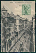 Genova Città Via XX Settembre Tram Brunner 16499 cartolina RB8040 – fronte