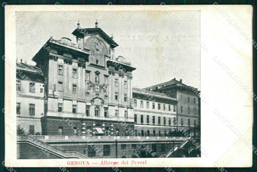 Genova Città Albergo dei Poveri cartolina RB8041 – fronte