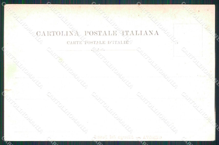 Genova Città Albergo dei Poveri cartolina RB8041 – retro