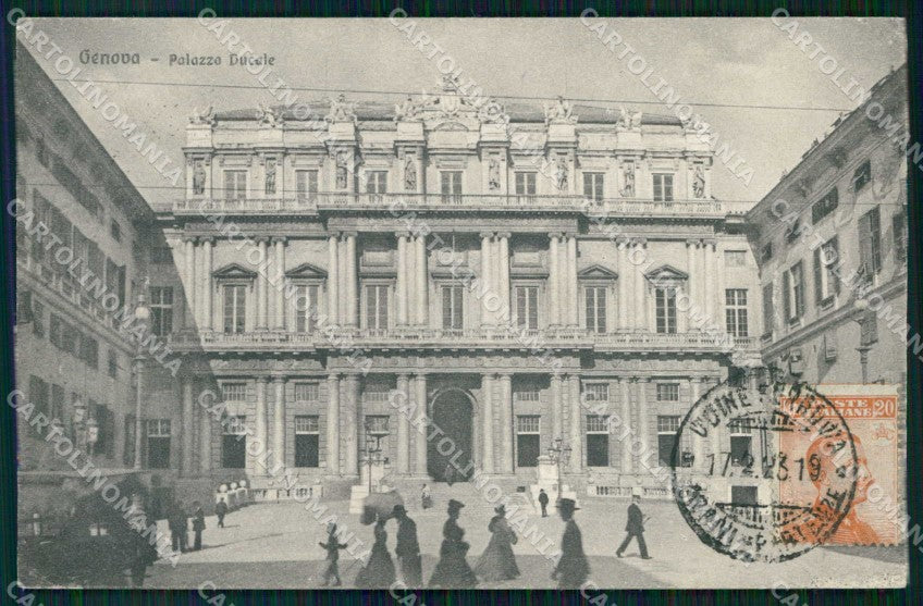 Genova Città Palazzo Ducale Brunner 8557 cartolina RB8045 – fronte