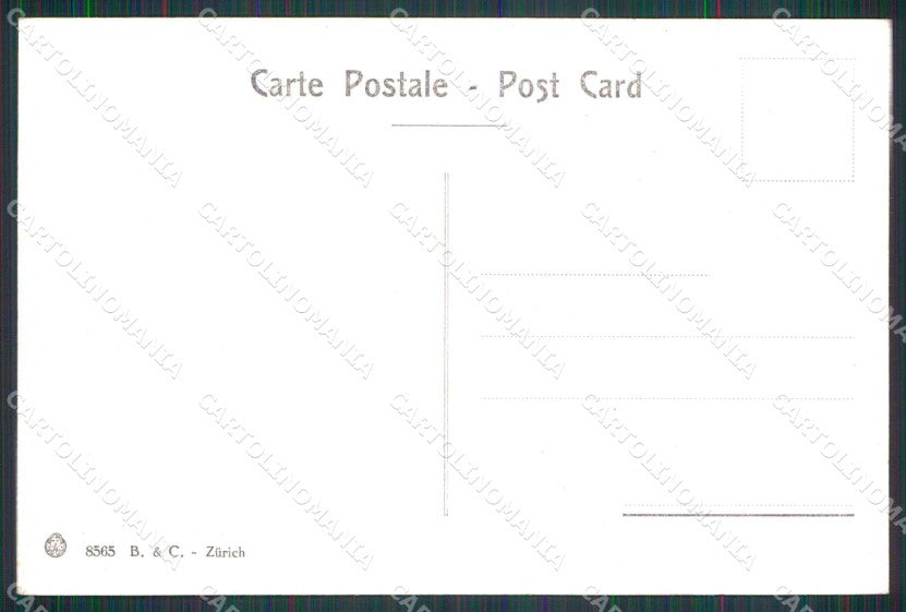 Genova Città S Maria di Carignano Brunner 8565 cartolina RB8052 – retro